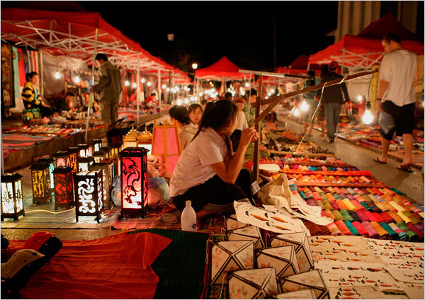 Luang Prabang Nachtmarkt