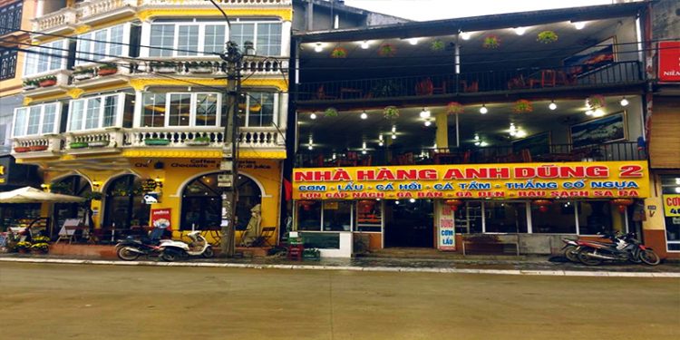 Anh Dung restaurant - sapa Vietnam - nhahanganhdung2