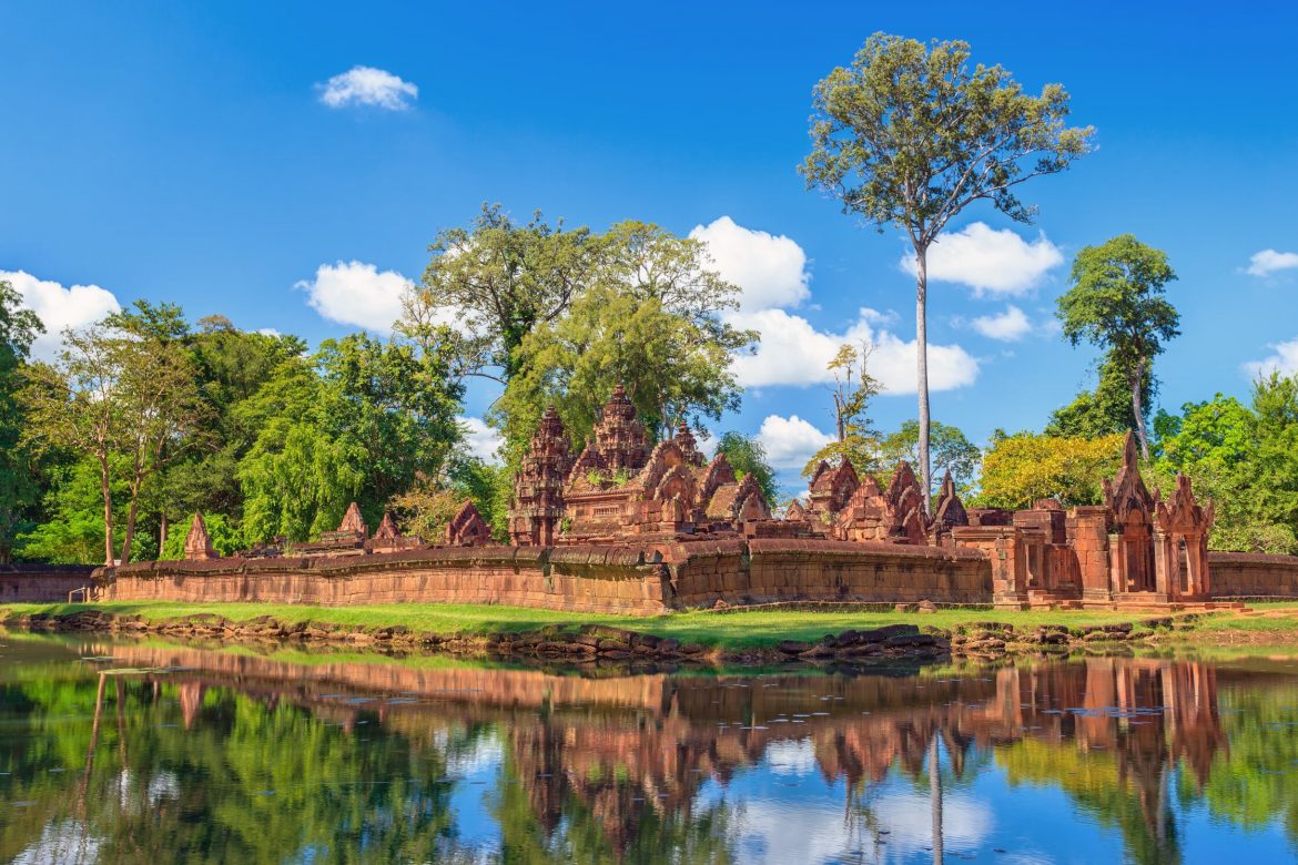 banteay srei siem reap sommer kambodscha