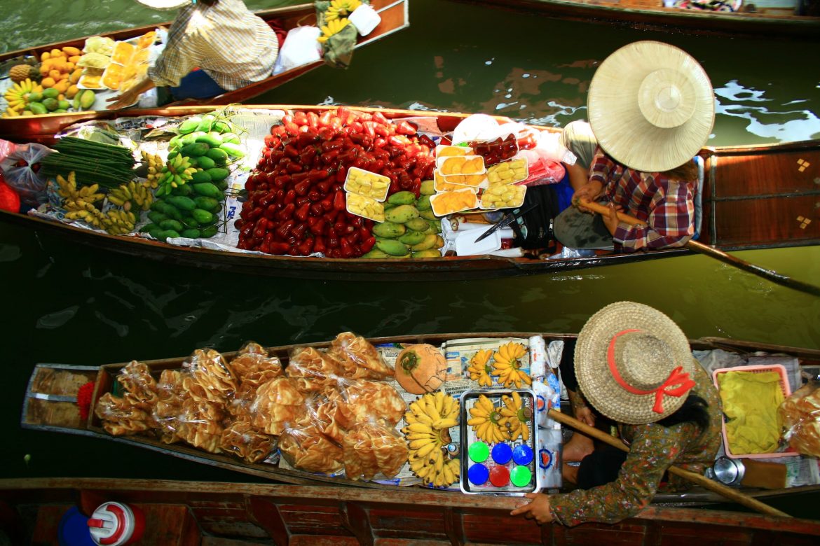 Schwimmenden Markt im Mekong - Delta besuchen rundreise vietnam