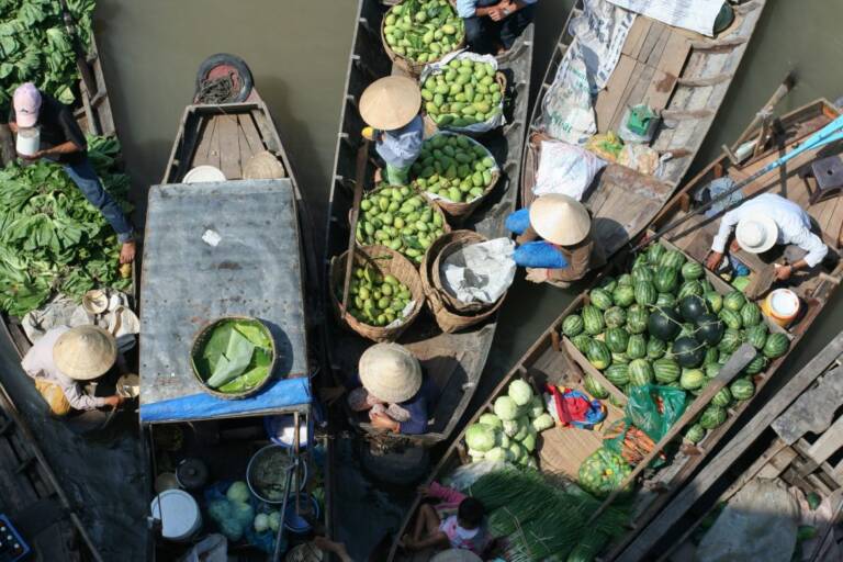 schwimmende Markt in Vietnam rundreise - 14 tage vietnam