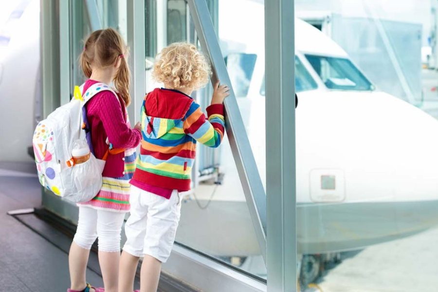 Kinderfreundliche Reiseausrüstung verwenden