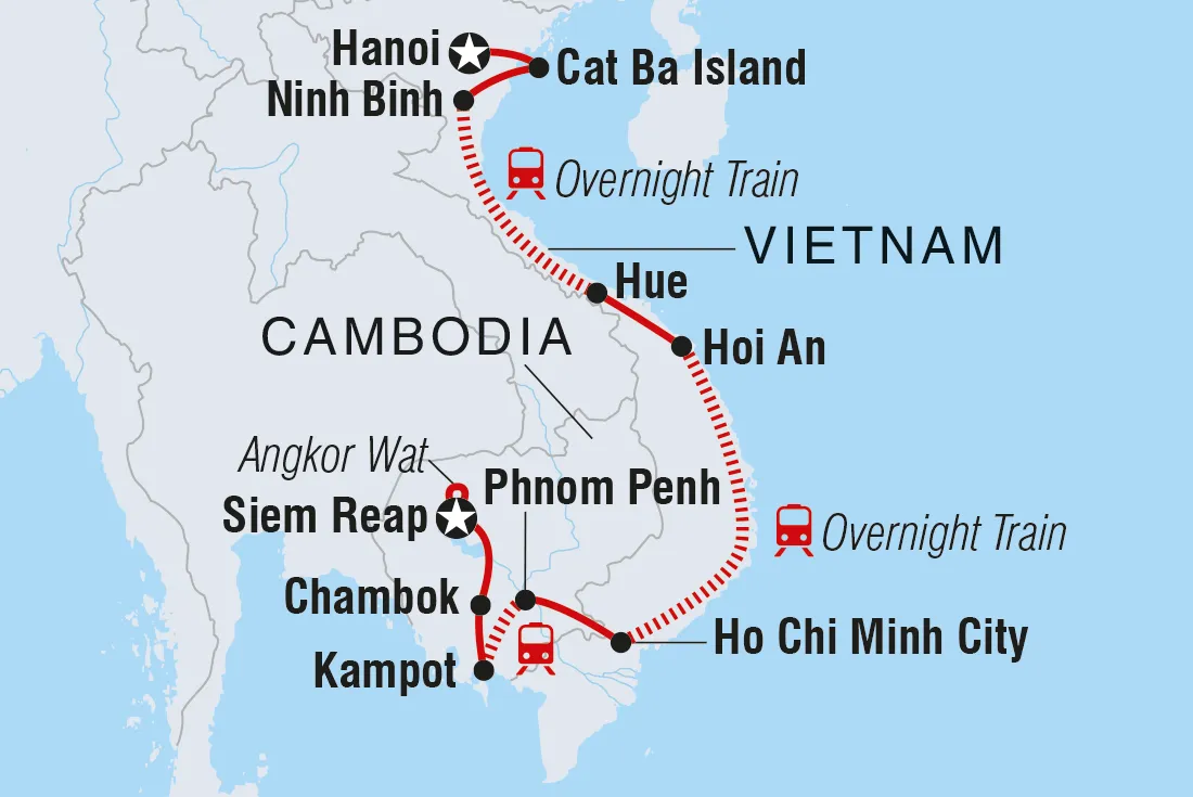 reisen nach vietnam und kambodscha