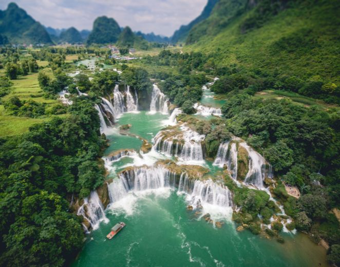 Discover Cuc Phuong National Park with ancient caves and a primate rescue center. 